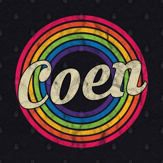 Coen - Retro Rainbow Faded-Style by MaydenArt